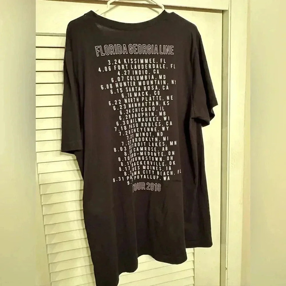 2018 Florida georgia line FGL t-shirt concert size XL tour short sleeve - Picture 3 of 4